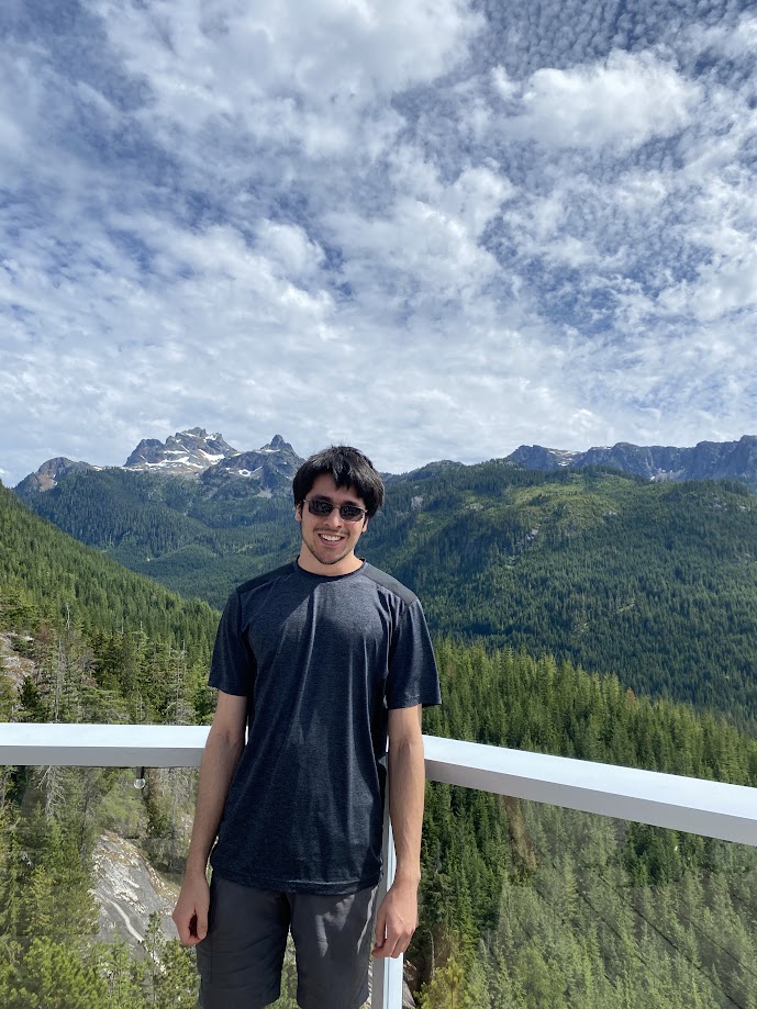 Me at the top of a hike in Vancouver